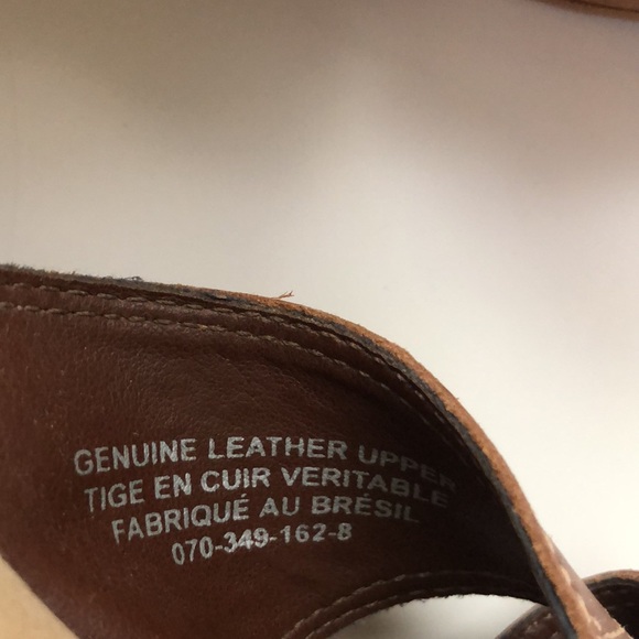 Cache Creek Leather clogs Sandals Size 7M - Picture 5 of 12